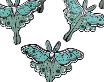 Luna Moth Enamel Pin