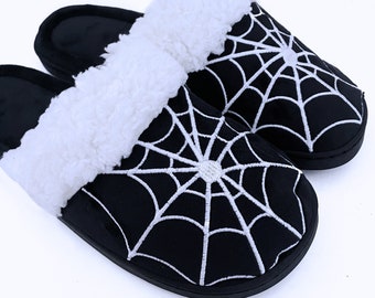 Spiderweb Slippers - Choose Your Size!