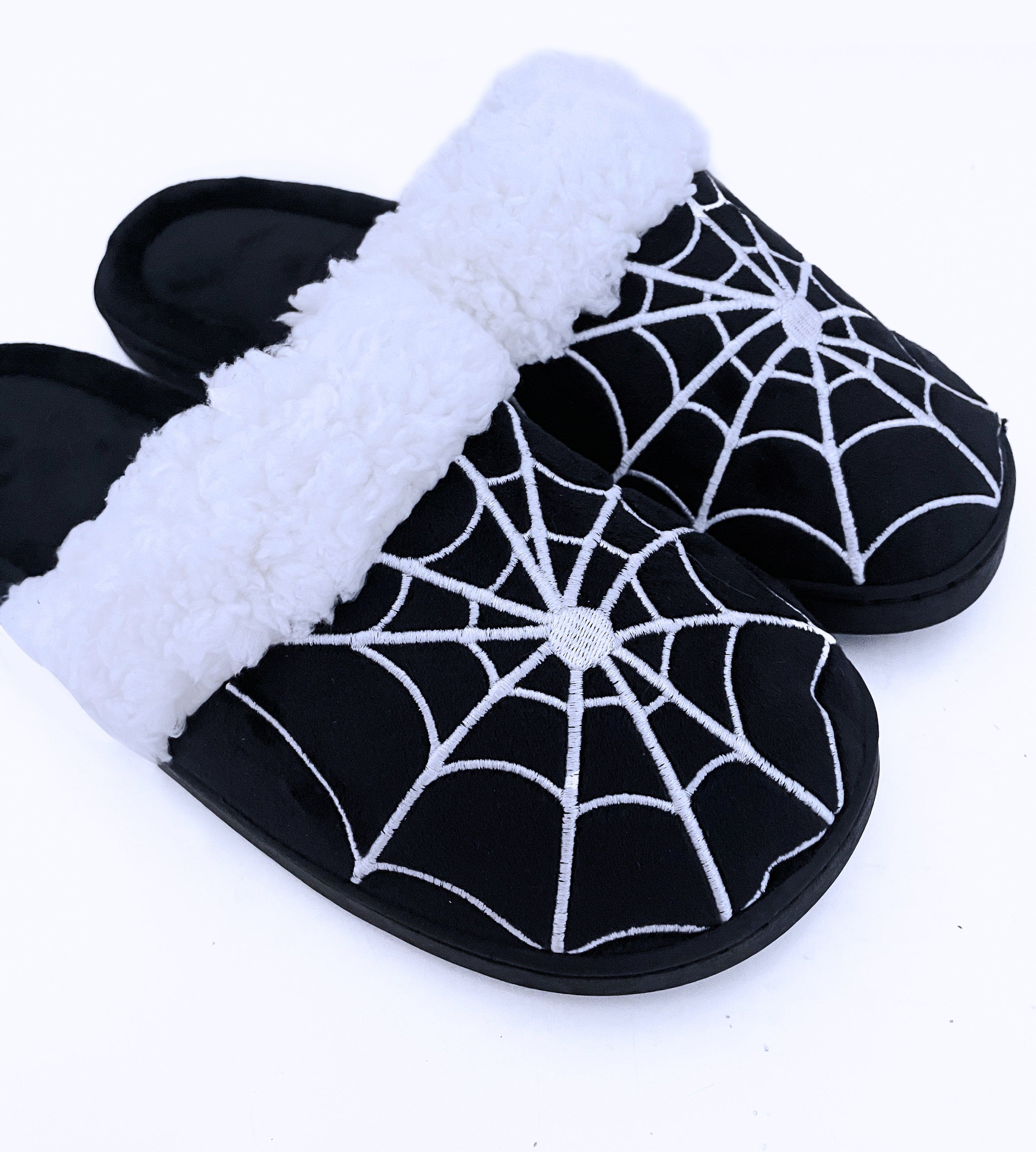 Spiderweb Slippers Choose Your Size Etsy Canada