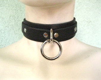 D Rings Choker Etsy