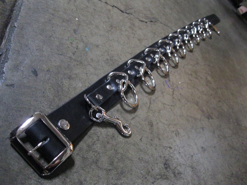 Ape Leather 9 Ring Bondage Belt image 3