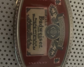 Vintage Budweiser Beer Belt Buckle