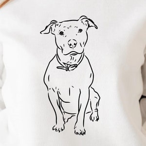 Pitbull Sweatshirt: Unisex Dog Lover Gift