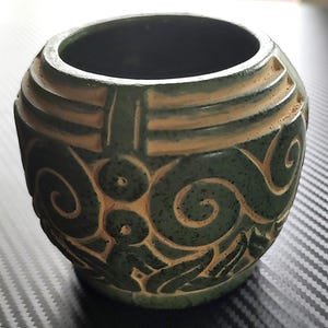 Decorative Pottery Botanical Theme Cottage Decor Ceramic Potpourri Bowl Vase Claire Burke Plant Pot