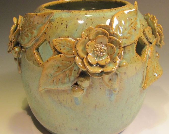 Pottery Vase Jade Vase Etsy