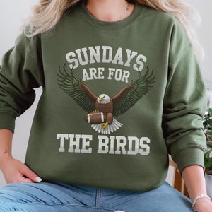 Sundays Are For The Birds Sweatshirt Road to Victory Philly Shirt Birds Gang Philadelphia Football Sweatshirt Eagles Trendy Game Day Gift