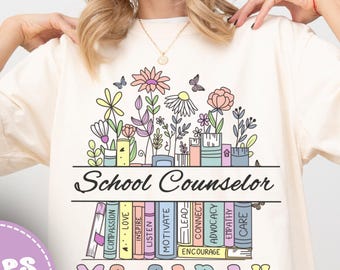 School Counselor Shirt, Custom Counselor T-Shirt, Counselor Gift, Guidance Counselor Shirt, Back to School, Therapist Shirt, Teacher Shirt