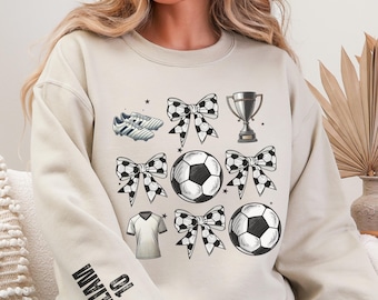 Personalized Gameday Soccer Sweatshirt Game Day Sweatshirt Soccer Mom Gift Custom Soccer Mom Shirt Soccer Mama Apparel Soccer Season Sweater