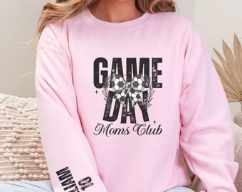 Game Day Sweatshirt, Soccer Mom Gift, Custom Soccer Mom Shirt, Soccer Mama Apparel, Soccer Season Sweater, Gameday Soccer Sweatshirt