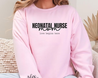 Custom Nicu Nurse Sweatshirt Nicu RN Sweatshirt Neonatal Nurse Sweatshirt Cute Nicu Tee NICU Sweatshirt Tiny Humans Shirt Nurse Week Tshirt