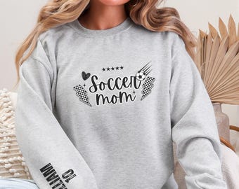 Game Day Sweatshirt, Soccer Mom Gift, Custom Soccer Mom Shirt, Soccer Mama Apparel, Soccer Season Sweater, Gameday Soccer Sweatshirt