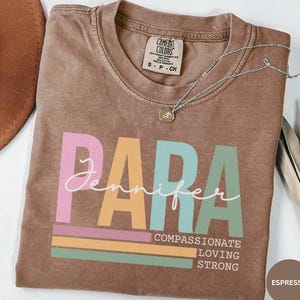 Comfort Colors® Paraprofessional Shirt, Funny Paraprofessional Shirt, Para Squad Shirts, Para Shirt Gift, Teacher Aide Shirt, Back To School