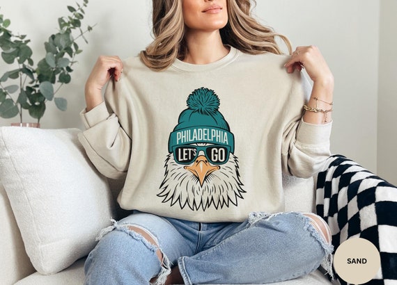Philadelphia Football Sweatshirt, Retro Philly Game Day Crewneck, Vintage Style Sundays Are For The Birds Pullover Fan Shirt