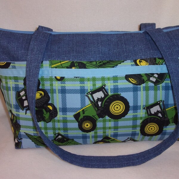 John Deere Duffle Etsy