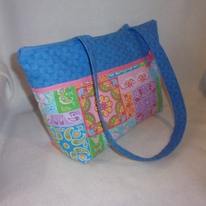 Gorgeous colors paisley orange blue pink yellow lavender green and more tote handbag purse personalize it great gift for spinrg summer fall