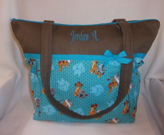lion diaper bag