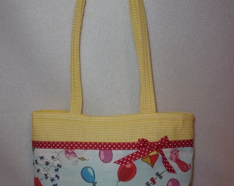 Handmade Winnie the Pooh Tote Bag: Personalized Toddler Purse