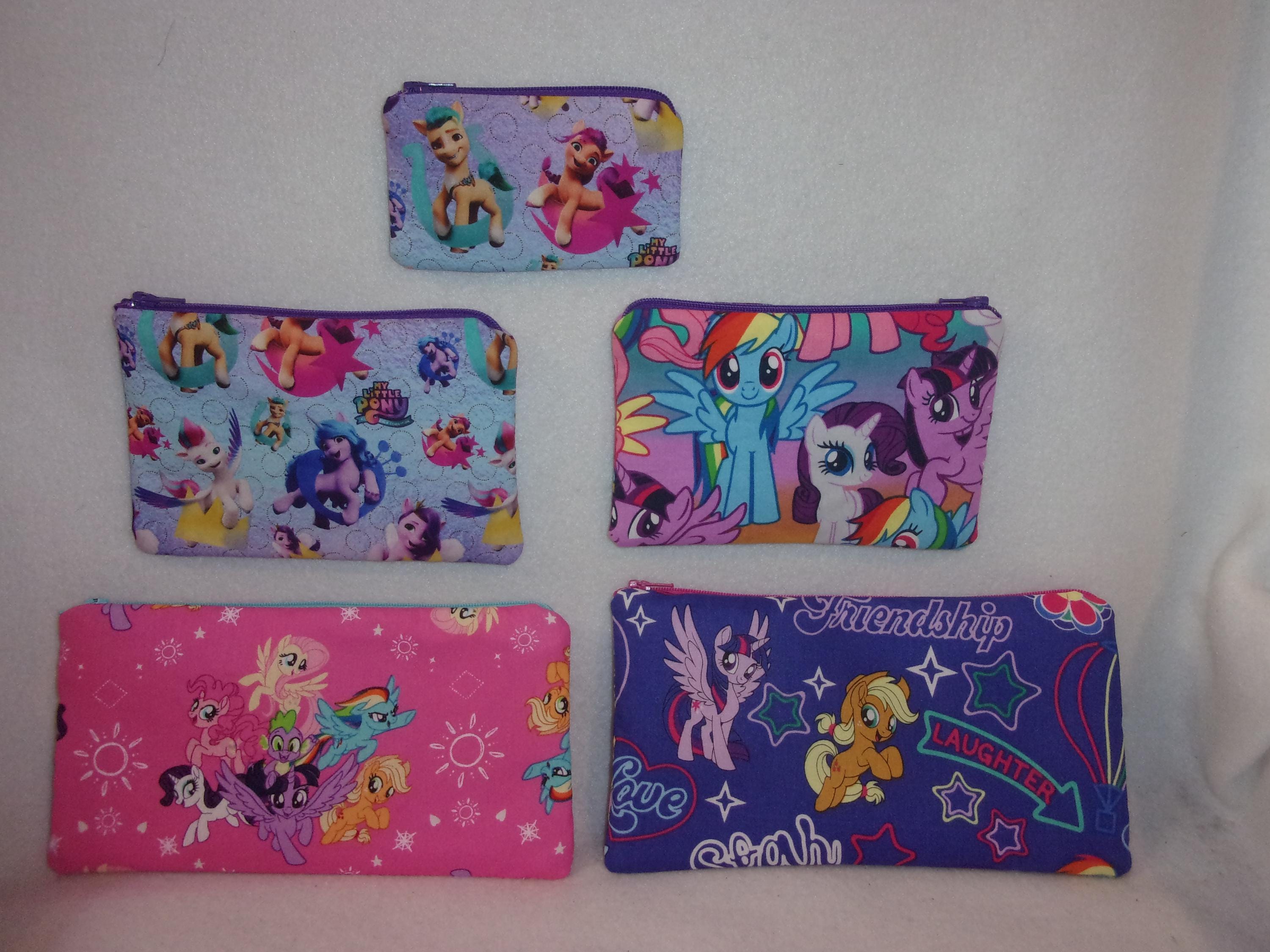 My Little Pony Handmade Mini + Regular Coin Purse and Pencil