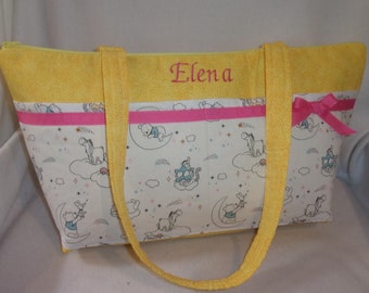 XXLG Winnie the Pooh Piglet Tigger y Eeyore SWEET DREAMS Bolso cambiador: Bolso de viaje hecho a mano, personalizado So sweet unisex para regalo