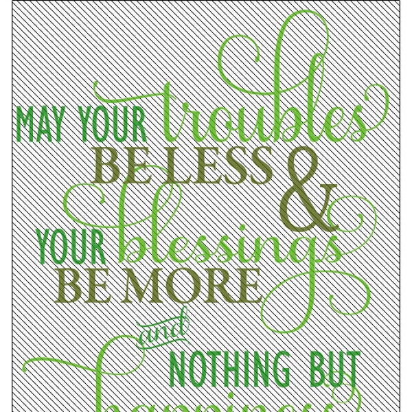 SVG: Irish Blessing