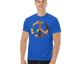 Peace Comes in All Colors - Gildan Solids T-Shirt - BLM - Unity - Love - Social Justice - Inclusivity - Equity