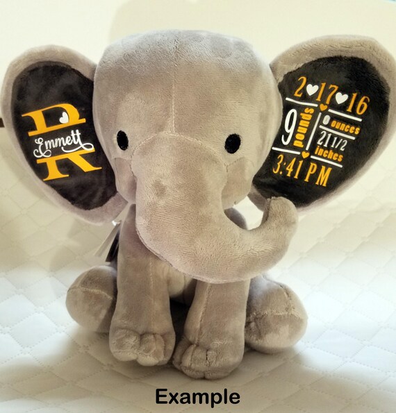 Download Svg Humphrey Elephant Birth Stats Dots Not A Physical Etsy