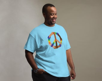 Peace Comes in All Colors - Gildan T-Shirt Light & Neutrals - BLM - Unity - Love - Social Justice - Inclusivity - Equity