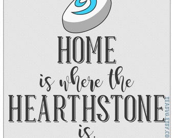 SVG: Startseite ist, wo der Hearthstone ist (Warcraft) - World of Warcraft - Cricut - Silhouette - Blizzard - Blizzcon - Blizz - MMO - MMORPG