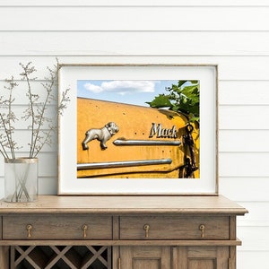 Mack in Yellow • Truck Print or Canvas Wrap, Photography, Vintage Mack, Classic Auto, Abandoned Truck, Rustic Print, Farmhouse Art, Antique