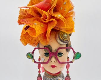 Sculpture d'assemblage de pots de fleurs de Chita