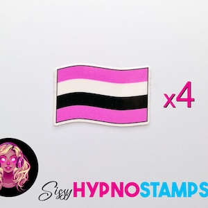 The Sissy Flag Temporary Tattoos x4