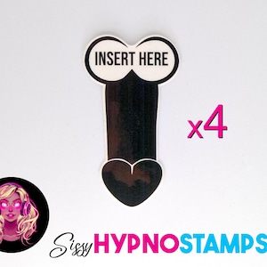 Insert Here Temporary Tattoos x4