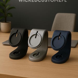 Premium iPhone & Apple Watch Charging Stand – Multiple Color Options