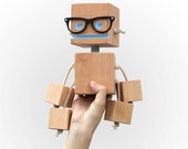 William Woodsworth Roboter hergestellt aus altem Holz Weihnachten Geschenke für Männer, Geschenk für Freund, Mens Geschenk, Geschenk für Mann