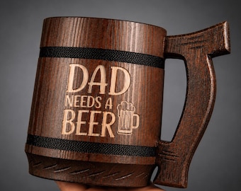 Oak Beer Stein