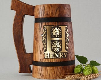 Oak Beer Stein