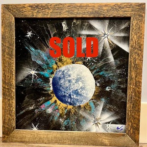 Worlds Outside Our Own original painting
