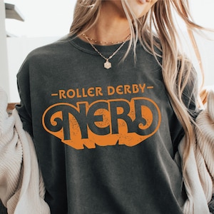 Roller Derby Nerd Shirt: Lightweight Cotton Tee for Fans & Players