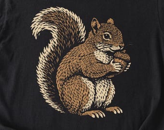 リス&あおむしドングリ どんぐりとリスのTシャツ - グラフィック ユニセックス シャツ - Etsy 日本