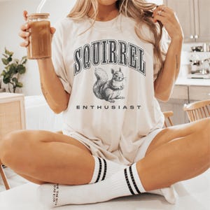 Camiseta para amantes de las ardillas: divertida camiseta para amantes de los animales