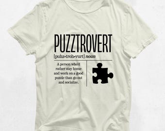 Camiseta de Puzztrovert: regalo divertido para los amantes de los rompecabezas