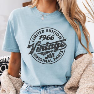 59th Birthday Shirt: Vintage 1966 Cassette Tee, Limited Edition
