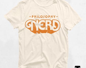 Camiseta Philosophy Nerd: Camiseta ligera de algodón