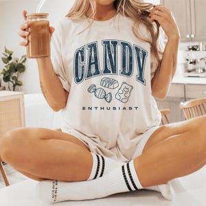 Candy Enthusiast Shirt | Confectioner Gift | Chocolate Lover Tee for Foodies | Sweet Treat Apparel
