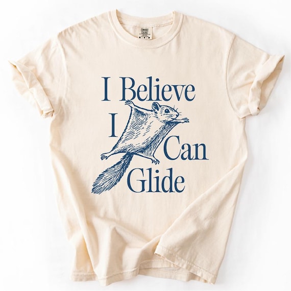 Flying Squirrel Graphic Tee, Funny Woodland Shirt