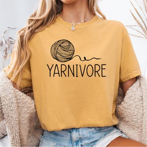 Yarnivore T-Shirt: Funny Yarn Lover Gift Tee