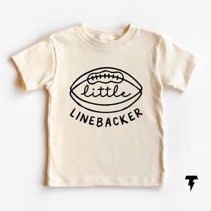 Little Linebacker Toddler Shirt: Funny Football Tee