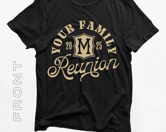 Personalized Family Reunion Shirts: Matching Custom Tees