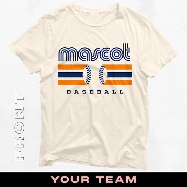 Personalized Baseball Team T-Shirt: Sports Fan Gift