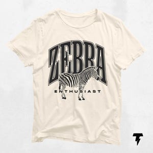 Zebra Enthusiast Shirt | Gift for Zebra Lovers | Cute Zebra Animal Tee